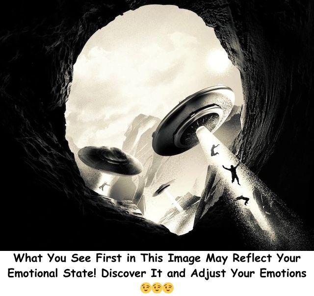 What did you see first? A mysterious cave or a cosmic encounter? Your choice may reveal an interesting side of your personality!